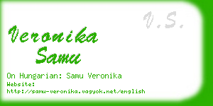 veronika samu business card